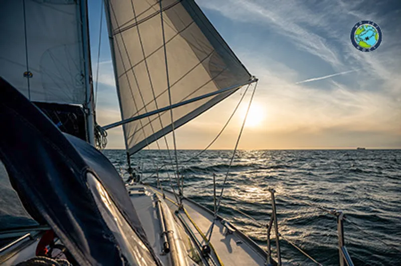 Rocinante vor dem Wind